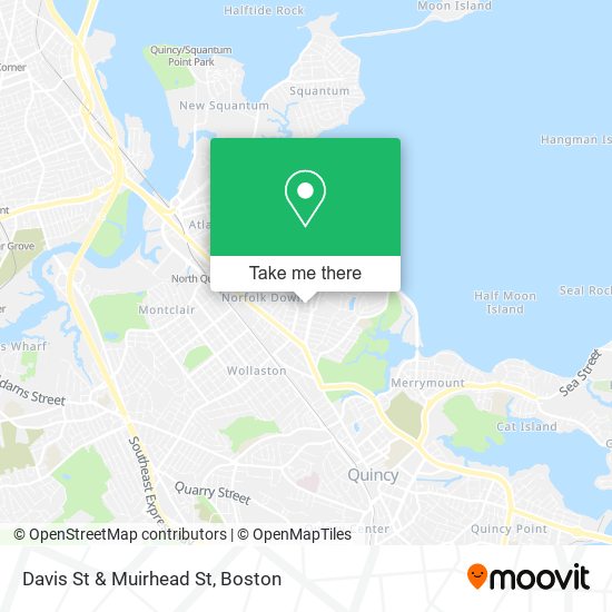 Davis St & Muirhead St map