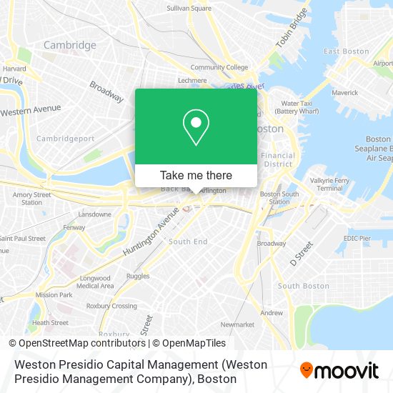 Weston Presidio Capital Management map