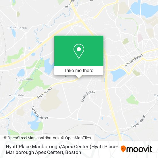 Hyatt Place Marlborough / Apex Center map