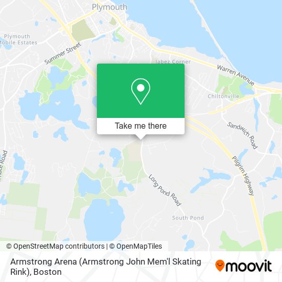 Mapa de Armstrong Arena (Armstrong John Mem'l Skating Rink)
