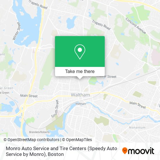 Monro Auto Service and Tire Centers (Speedy Auto Service by Monro) map