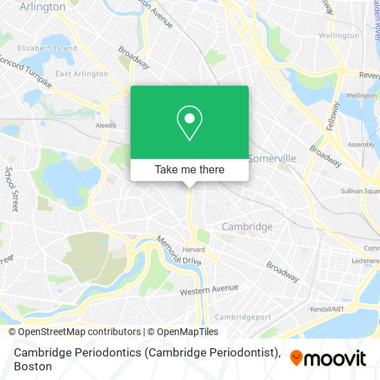 Cambridge Periodontics (Cambridge Periodontist) map