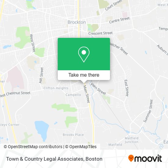 Town & Country Legal Associates map