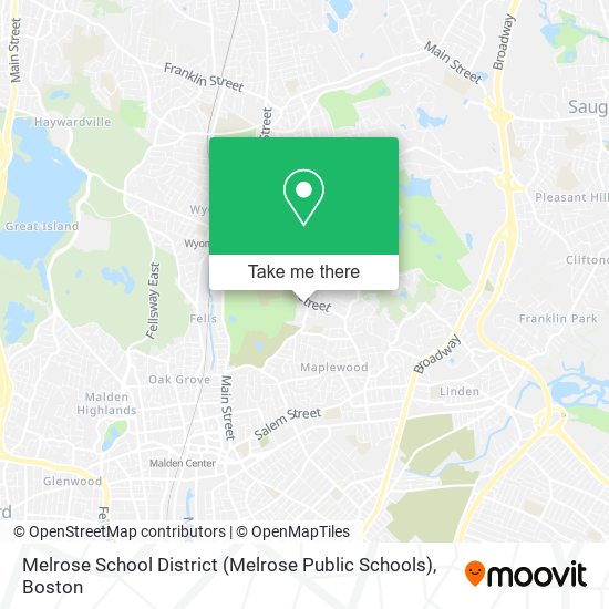 Melrose School District (Melrose Public Schools) map