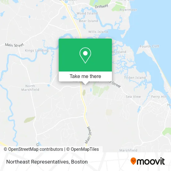 Northeast Representatives map
