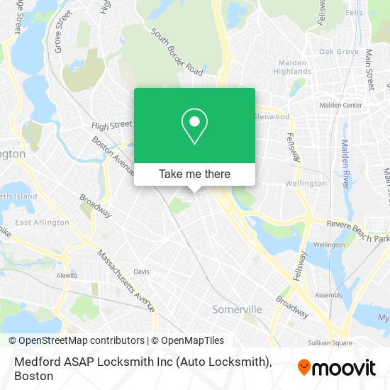 Mapa de Medford ASAP Locksmith Inc (Auto Locksmith)