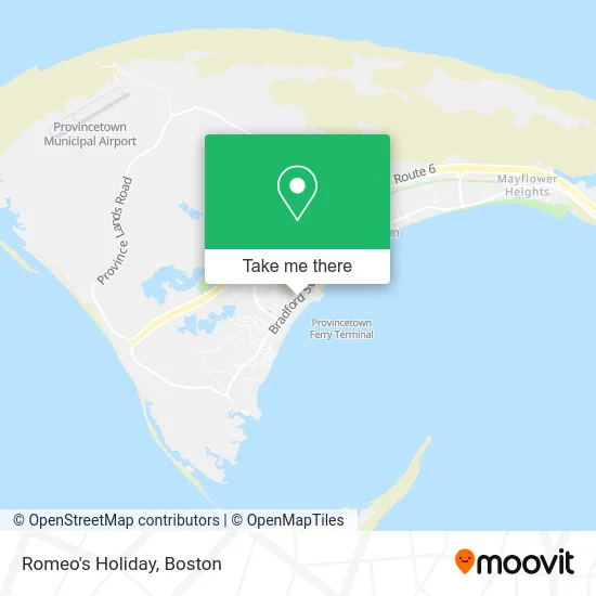 Romeo's Holiday map