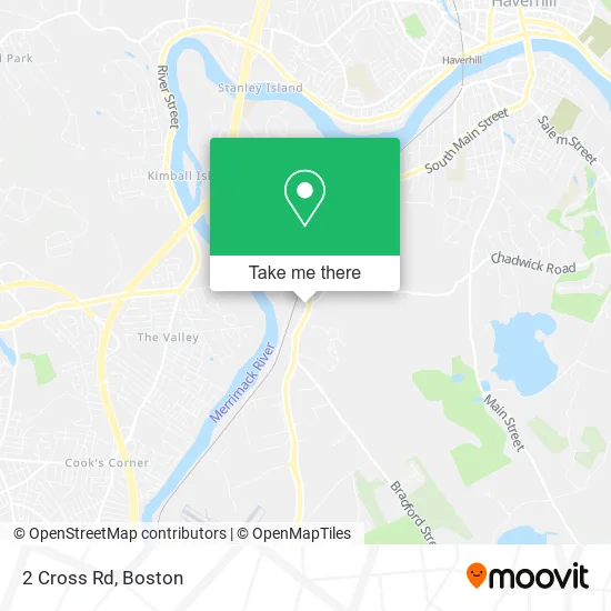 Mapa de 2 Cross Rd