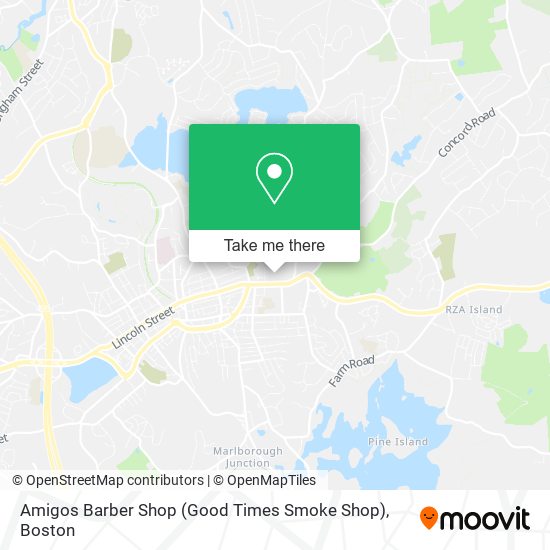 Mapa de Amigos Barber Shop (Good Times Smoke Shop)