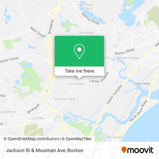 Mapa de Jackson St & Mountain Ave