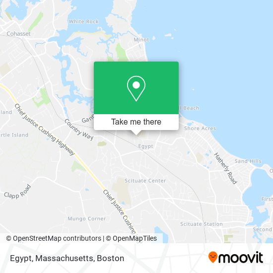 Mapa de Egypt, Massachusetts