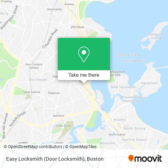 Mapa de Easy Locksmith (Door Locksmith)