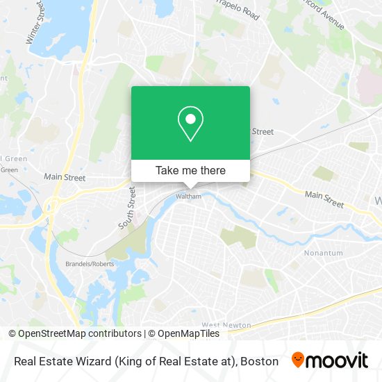 Real Estate Wizard (King of Real Estate at) map