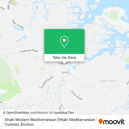 Ithaki Modern Mediterranean (Ithaki Mediterranean Cuisine) map