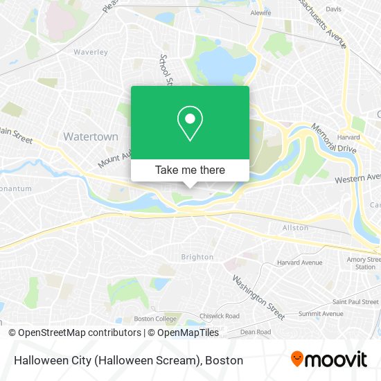 Mapa de Halloween City (Halloween Scream)