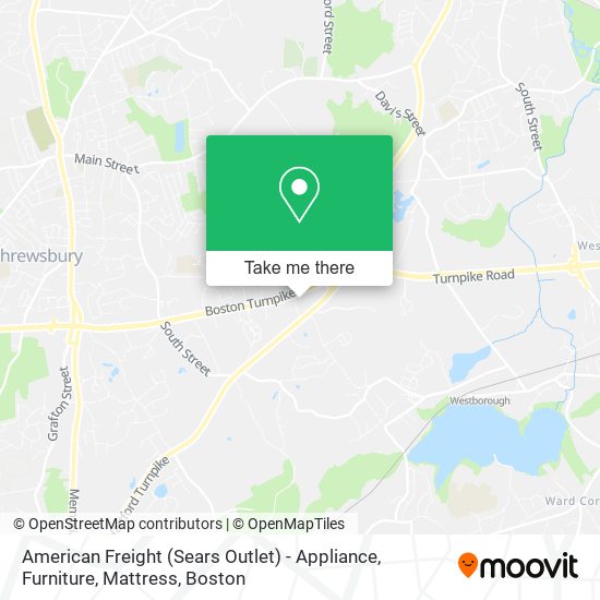 Mapa de American Freight (Sears Outlet) - Appliance, Furniture, Mattress