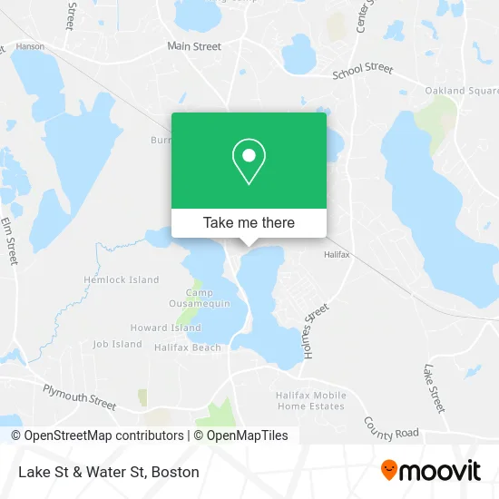 Lake St & Water St map