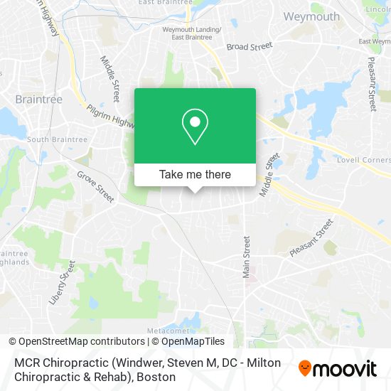 MCR Chiropractic (Windwer, Steven M, DC - Milton Chiropractic & Rehab) map