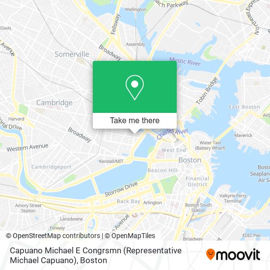 Capuano Michael E Congrsmn (Representative Michael Capuano) map