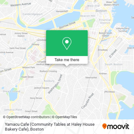 Yamacu Cafe (Community Tables at Haley House Bakery Cafe) map