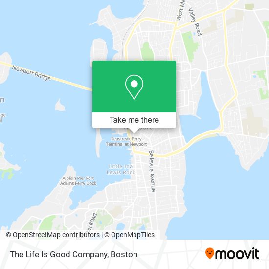 The Life Is Good Company map
