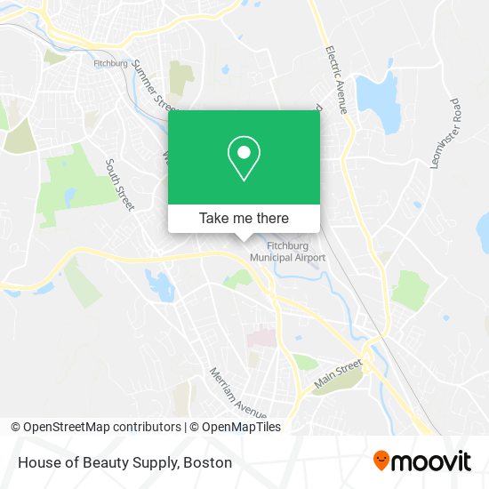 House of Beauty Supply map