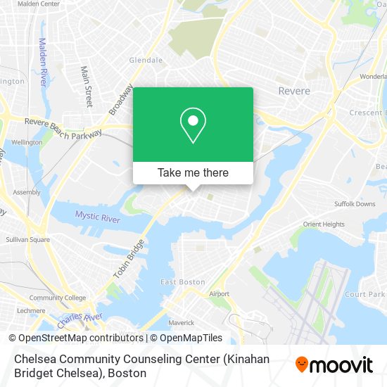 Mapa de Chelsea Community Counseling Center (Kinahan Bridget Chelsea)