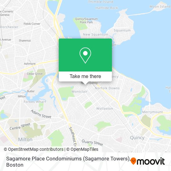 Mapa de Sagamore Place Condominiums (Sagamore Towers)