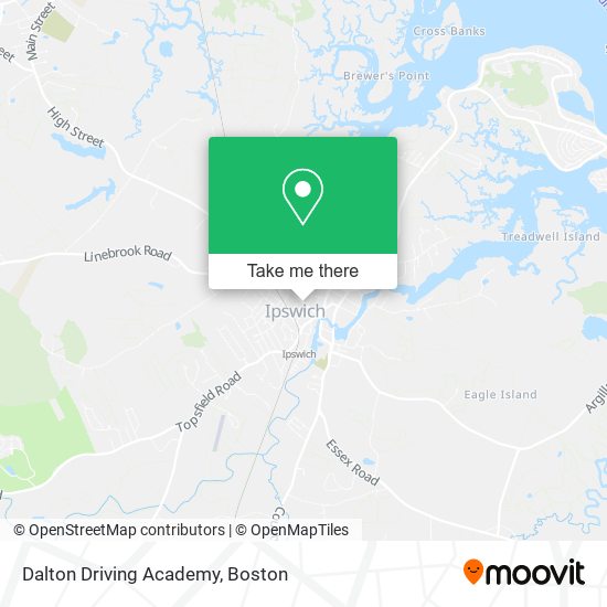 Dalton Driving Academy map