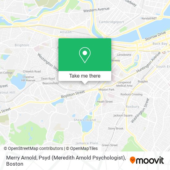 Merry Arnold, Psyd (Meredith Arnold Psychologist) map