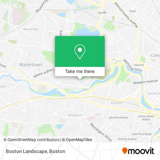 Mapa de Boston Landscape