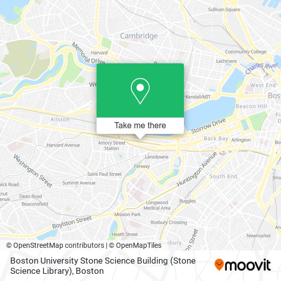 Mapa de Boston University Stone Science Building (Stone Science Library)