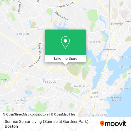 Mapa de Sunrise Senior Living (Sunrise at Gardner Park)