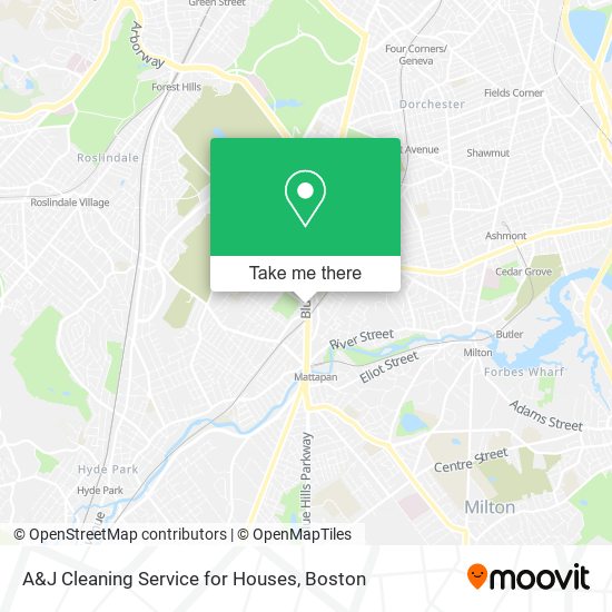 A&J Cleaning Service for Houses map