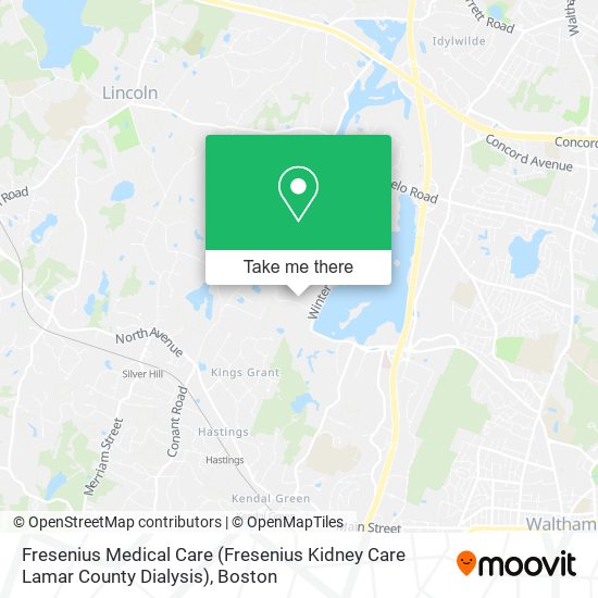 Mapa de Fresenius Medical Care (Fresenius Kidney Care Lamar County Dialysis)