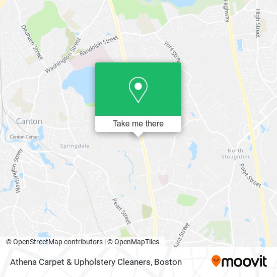 Mapa de Athena Carpet & Upholstery Cleaners