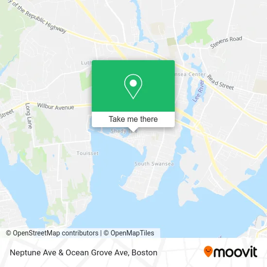 Neptune Ave & Ocean Grove Ave map