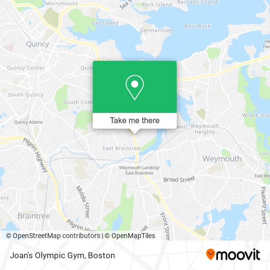 Joan's Olympic Gym map