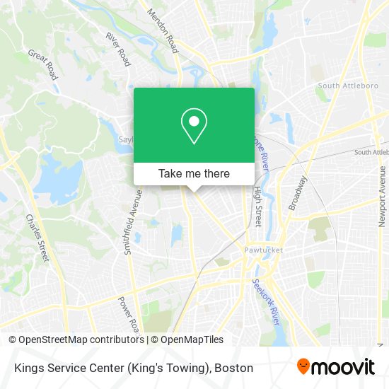 Mapa de Kings Service Center (King's Towing)