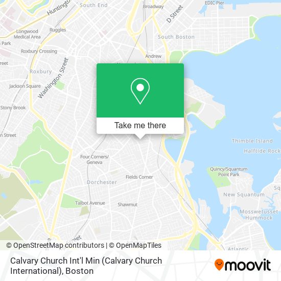 Calvary Church Int'l Min (Calvary Church International) map