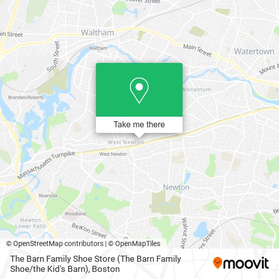 The Barn Family Shoe Store (The Barn Family Shoe / the Kid's Barn) map