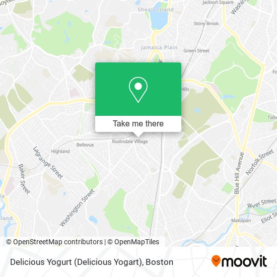 Mapa de Delicious Yogurt (Delicious Yogart)