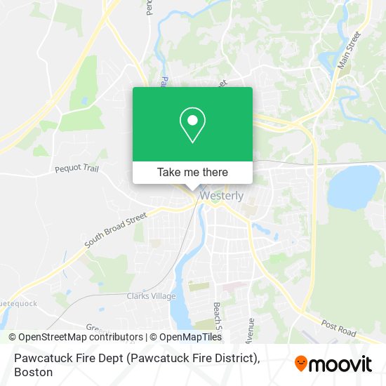 Pawcatuck Fire Dept (Pawcatuck Fire District) map