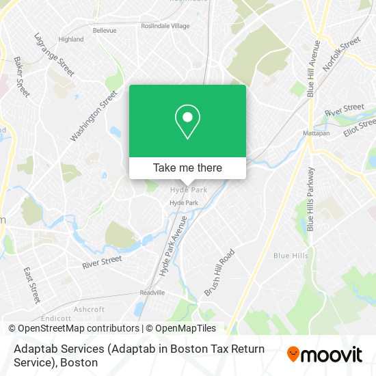 Mapa de Adaptab Services (Adaptab in Boston Tax Return Service)