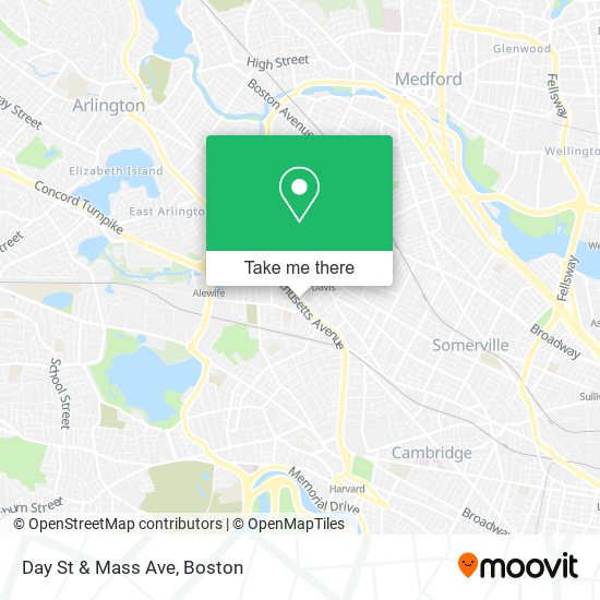 Mapa de Day St & Mass Ave