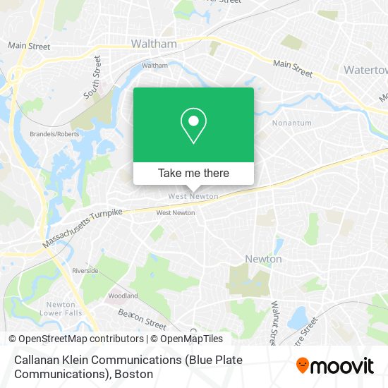 Mapa de Callanan Klein Communications (Blue Plate Communications)