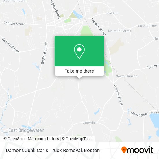 Mapa de Damons Junk Car & Truck Removal
