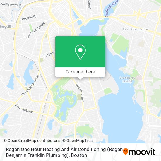 Regan One Hour Heating and Air Conditioning (Regan Benjamin Franklin Plumbing) map