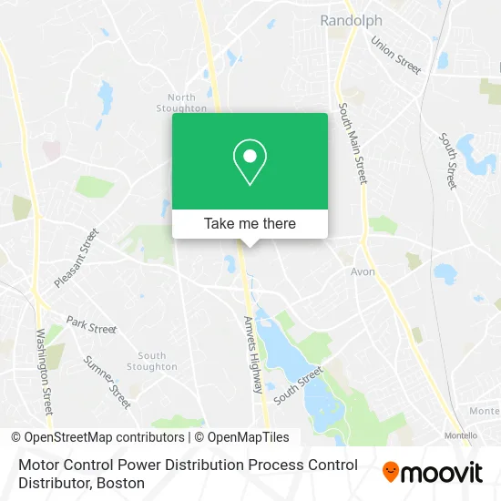 Motor Control Power Distribution Process Control Distributor map