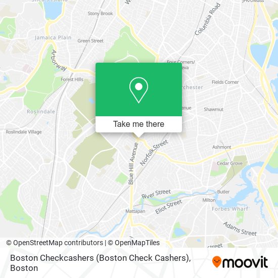Boston Checkcashers (Boston Check Cashers) map